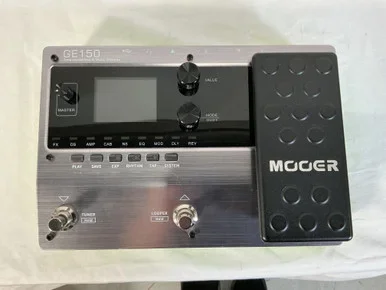 Used Mooer GE150 AMP MODELING + MULTI FX Amp Simulator + FX Pedal
