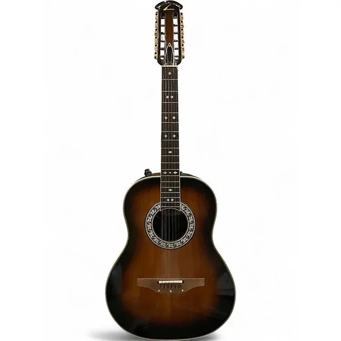 Used Ovation Glen Campbell Model 1618 Sunburst 12 String Acoustic Electric Guitar Sunburst