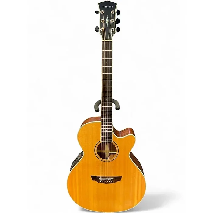 Used Parkwood PW370M Natural Acoustic Electric Guitar Natural