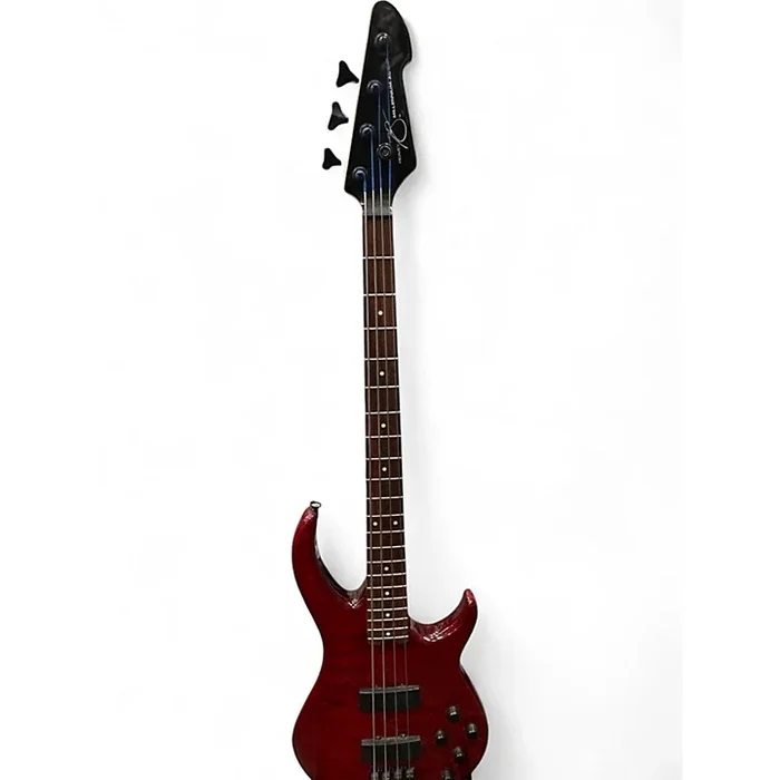 Used Peavey Millennium AC BXP Trans Red Electric Bass Guitar Trans Red