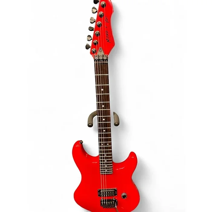 Used Peavey NITRO I Red Solid Body Electric Guitar Red