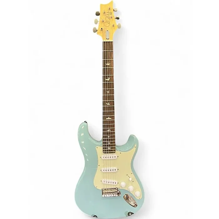 Used PRS SE Silver Sky Stone Blue Solid Body Electric Guitar Stone Blue