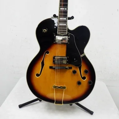Used Samick HJ650 HOLLOWBODY GUITAR Semi-Hollow Electric Guitar Sunburst 6-String