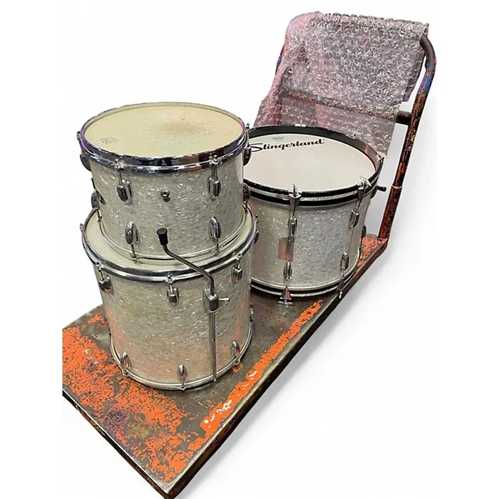 Used Slingerland 3 Piece SHELL PACK PEARL Drum Kit PEARL
