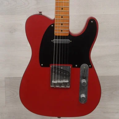 Used Squier 40TH ANNIVERSARY TELECASTER T Type Electric Guitar Red 6-String