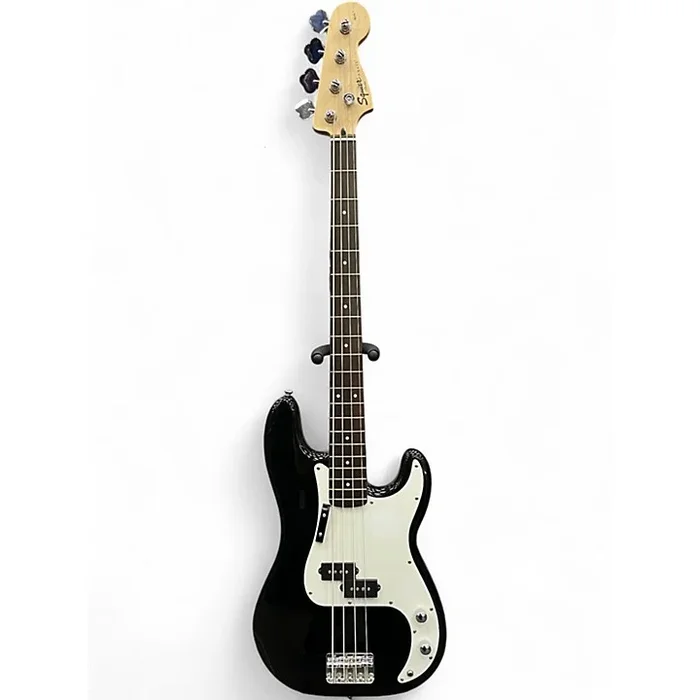 Used Squier Affinity Precision Bass Black Electric Bass Guitar Black