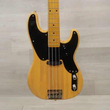 Used Squier CLASSIC VIBE PRECISION BASS 50S P Type Bass Guitar Natural 4-String