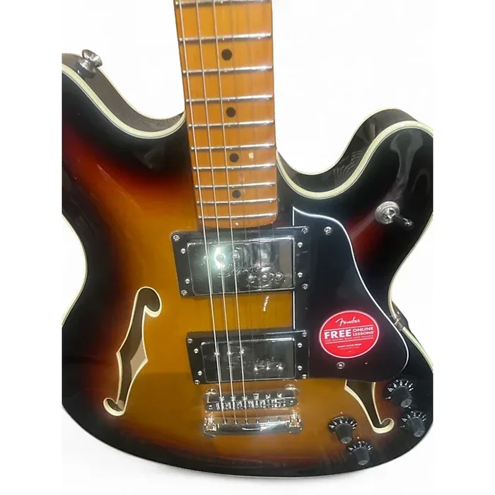 Used Starcaster by Fender CLASSIC VIBES SQUIER 2 Tone Sunburst Hollow Body Electric Guitar 2 Tone Sunburst