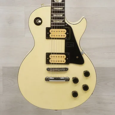 Used Suntech Lrp-bs-paf MIJ Single Cut Electric Guitar White