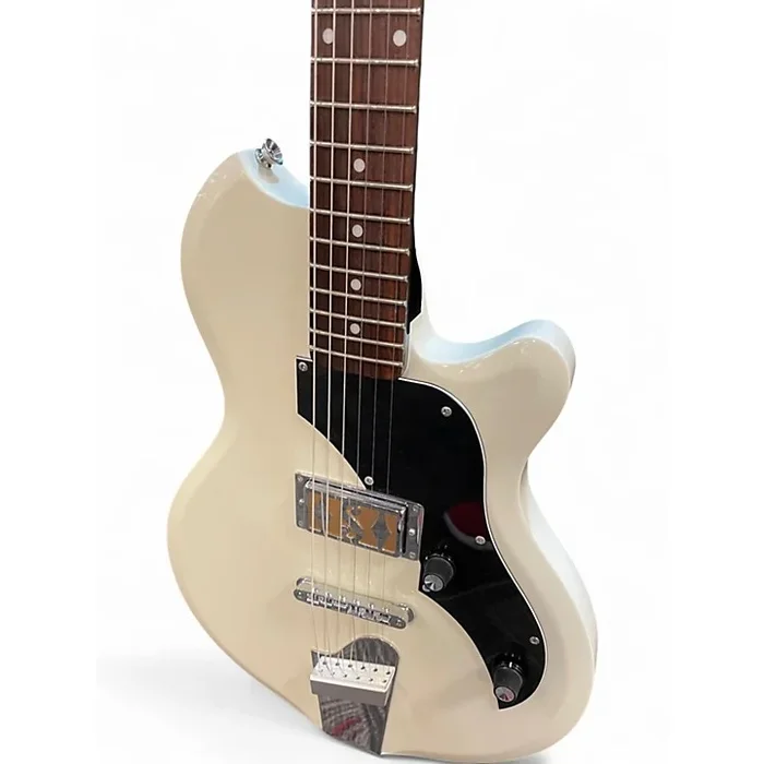 Used Supro JAMESPORT WHITE Solid Body Electric Guitar WHITE