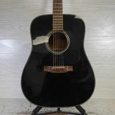 Used Takamine GD30 Solid Top Acoustic Guitar Black