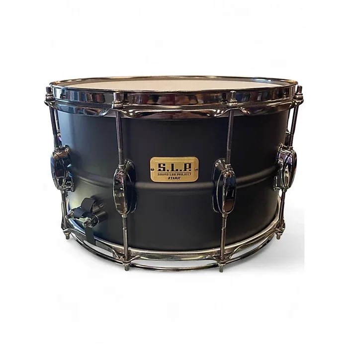 Used TAMA 14X8 S.L.P. Big Black Steel BLACK Drum BLACK 216