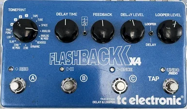 Used TC Electronic FLASHBACK X4 Delay Pedal