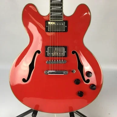 Used Ventura SEMI HOLLOW Semi-Hollow Electric Guitar Red 6-String