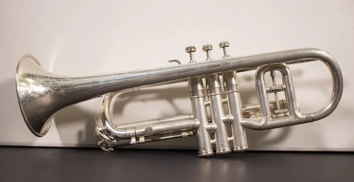 USED Vintage Conn Silver Cornet 1935