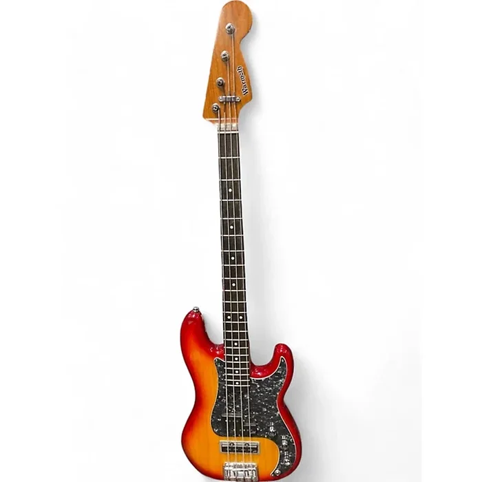 Used Warmoth PJ CUSTOM 2 Color Sunburst Electric Bass Guitar 2 Color Sunburst