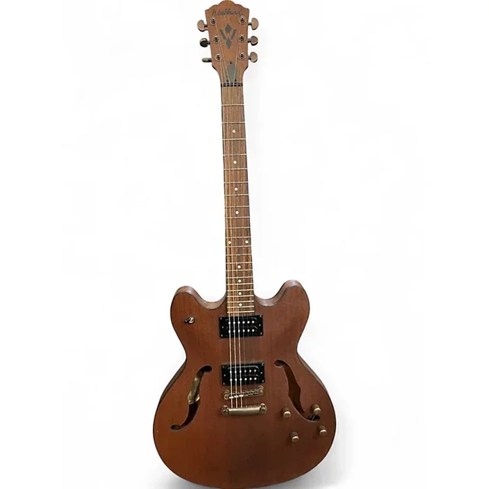 Used Washburn HB32DM Natural Hollow Body Electric Guitar Natural
