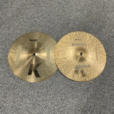 Used ZILDJIAN K 14-INCH HI HATS