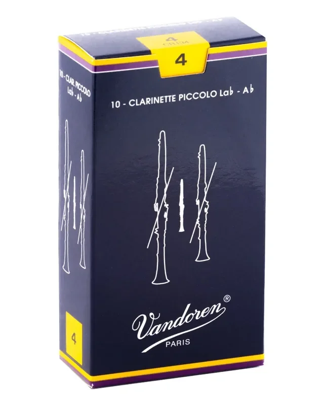 Vandoren Ab Clarinet Traditional Reeds Strength 4; Box of 10