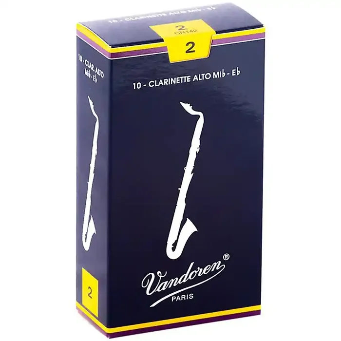 Vandoren Alto Clarinet Reeds Strength 2 Box of 10 Guitar Center