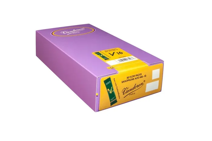 Vandoren Alto Sax V16 Reeds Strength 2.5; Box of 50