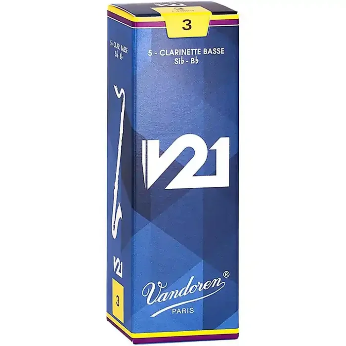 Vandoren Bass Clarinet V21 Reeds, Box of 5 3 Guitar Center