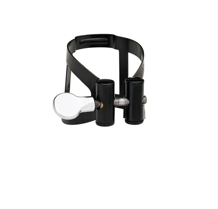 Vandoren M O Ligature and Plastic Cap for Alto Clarinet; Black Finish