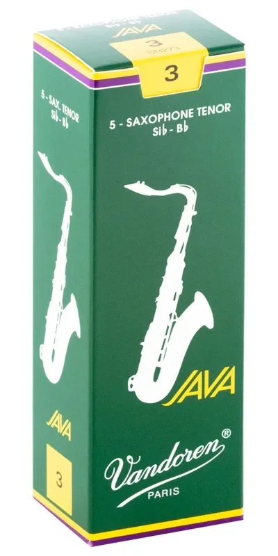 Vandoren Tenor Sax Java Reeds Strength 3; Box of 5