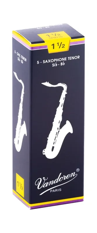 Vandoren Tenor Sax Traditional Reeds Strength 1.5; Box of 5