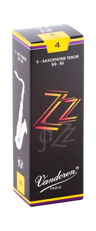 Vandoren Tenor Sax ZZ Reeds Strength 4; Box of 5