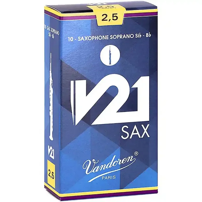Vandoren V21 Soprano Sax Reeds 2.5 Guitar Center