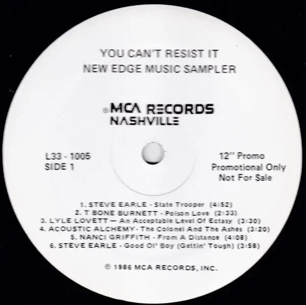 Various – You Can‘t Resist It New Edge Music Sampler