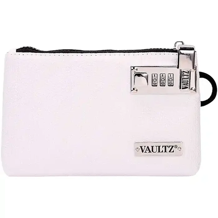 Vaultz Locking Accessories Pouch, 7×10, White Guitar Center