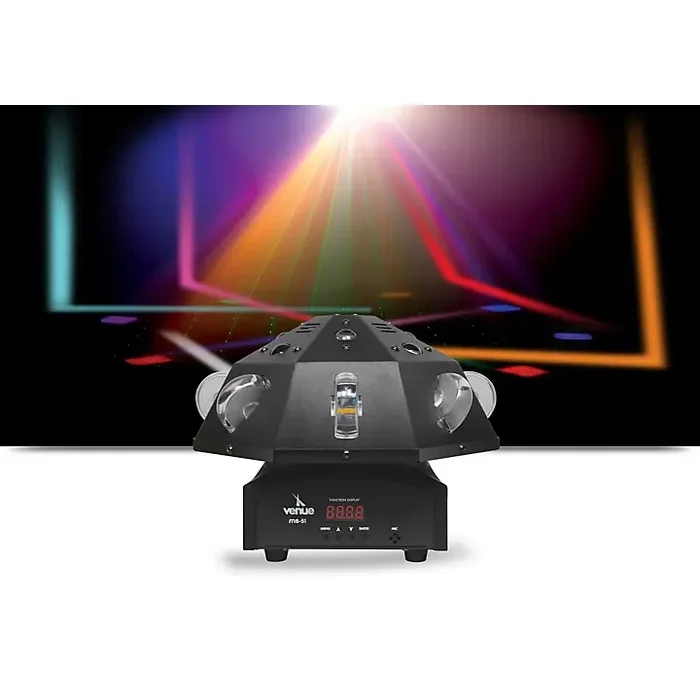 Venue Mothership 360-Degree Moving Head Multi-FX Light With Laser Guitar Center