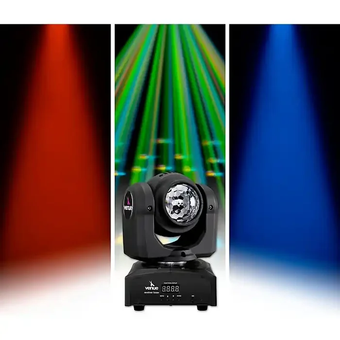 Venue Revolver Wash Dual-Sided Moving Head Effects Light With Wash and Moonflower Guitar Center