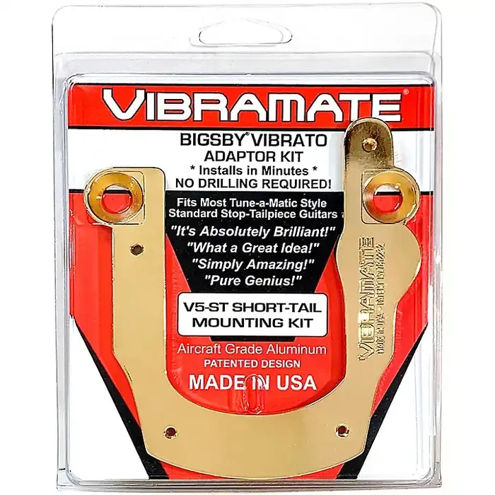 Vibramate Short-Tail V5 Mounting Kit, Gold Guitar Center