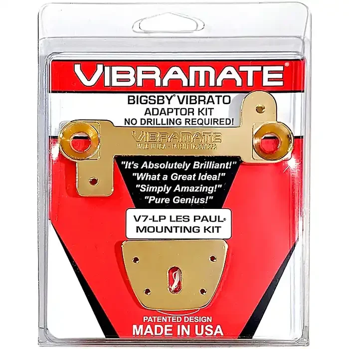 Vibramate V7-LP Mounting Kit for Les Paul Guitars, Gold Guitar Center