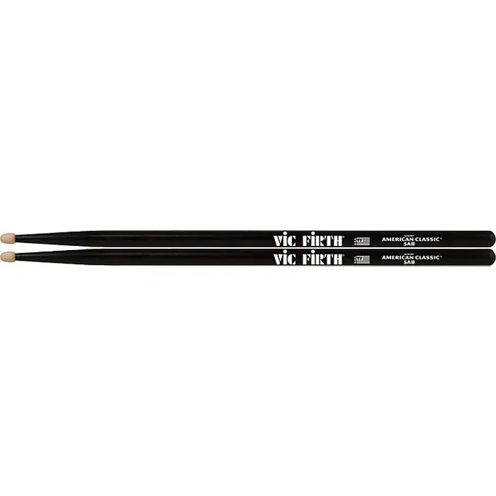 Vic Firth American Classic Drum Sticks With Black Finish 5A Wood Guitar Center
