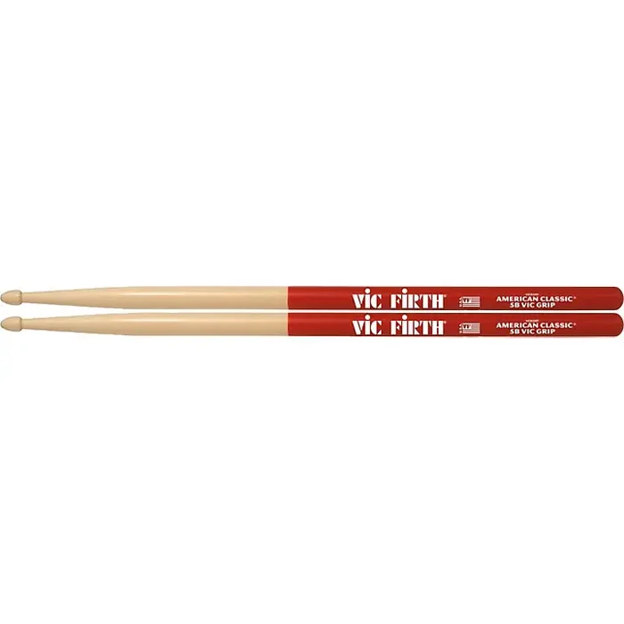 Vic Firth American Classic Vic Grip Hickory Drum Sticks 5B Wood Guitar Center