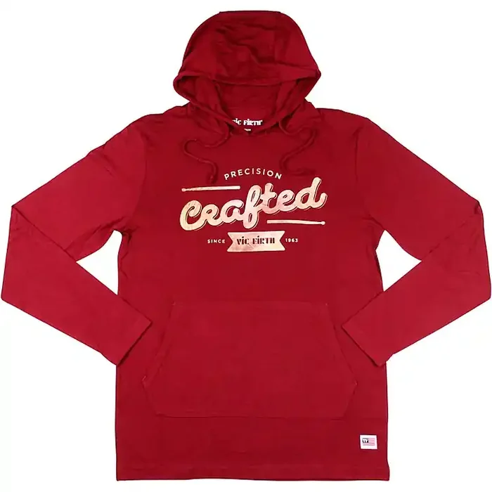 Vic Firth Craft Lightweight Hoodie X Large Red Guitar Center