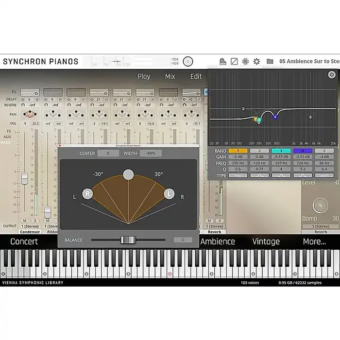Vienna Symphonic Library Synchron Bluthner 1895 Full Library (Download) Guitar Center