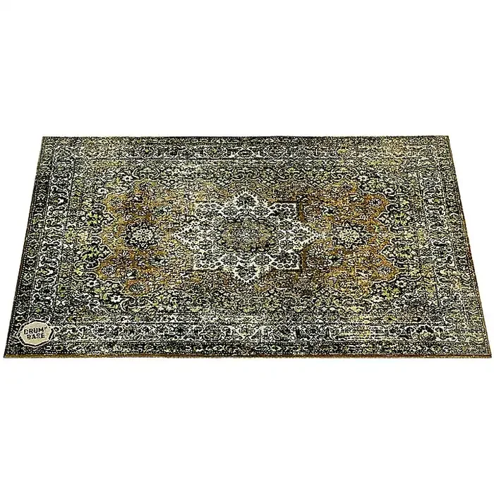 Vintage Persian-Style Stage Rug Green 4.26 x 3 ft. Guitar Center