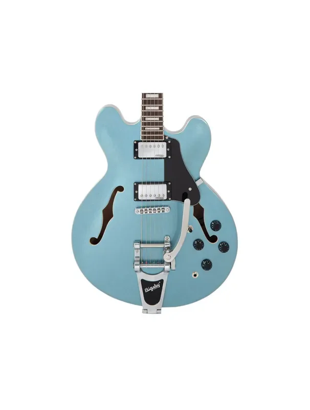 Vintage ReIssued Series VSA500B w/Bigsby – Gun Hill Blue