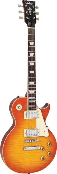 Vintage V100 ReIssued Electric Guitar Honeyburst