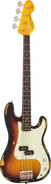 Vintage V4MRSSB V4 Icon Bass Distressed Sunset Sunburst