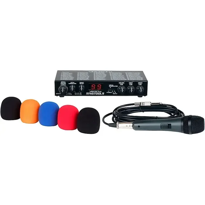 VocoPro SingTools-Plus Vocal Effects Mixer Black Guitar Center