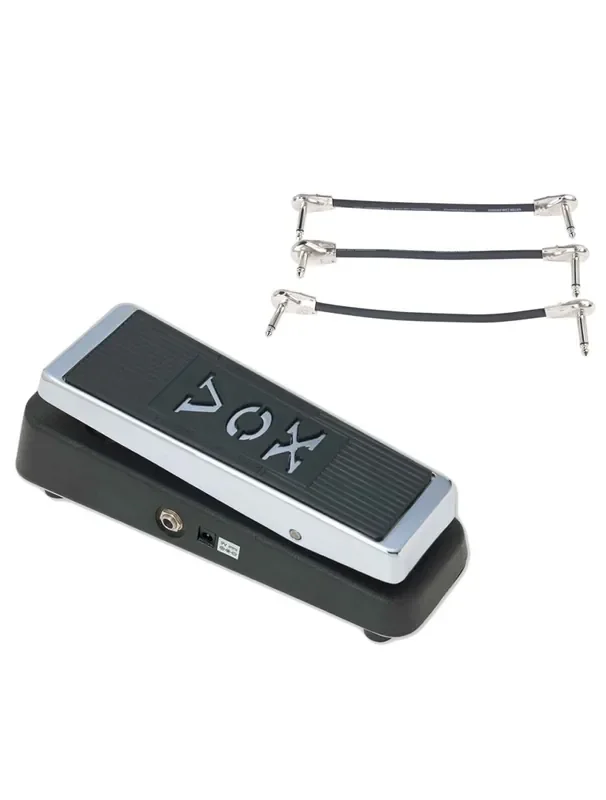 Vox V847A Wah-Wah Pedal + Gator Patch Cable 3 Pack