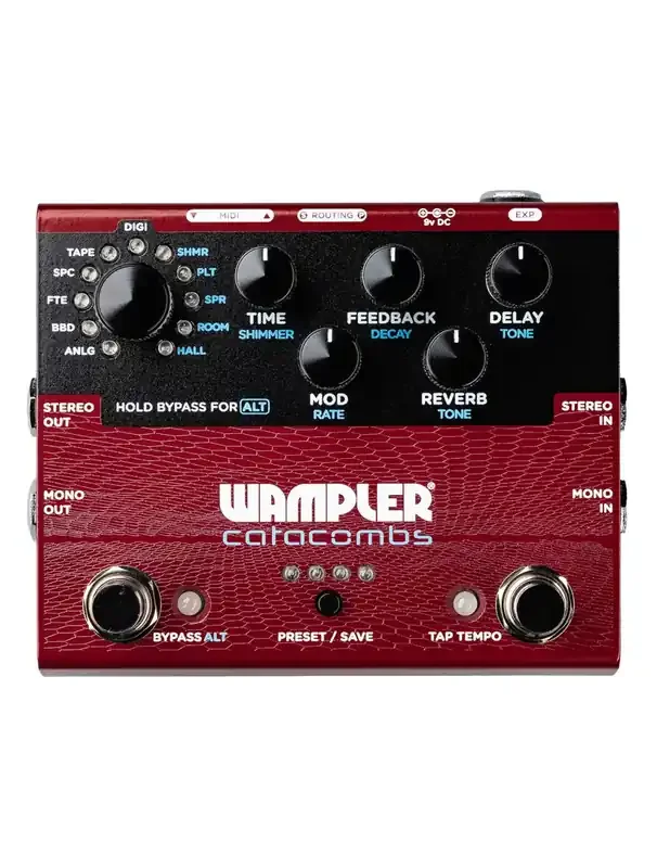 Wampler Catacombs Reverb/Delay Pedal
