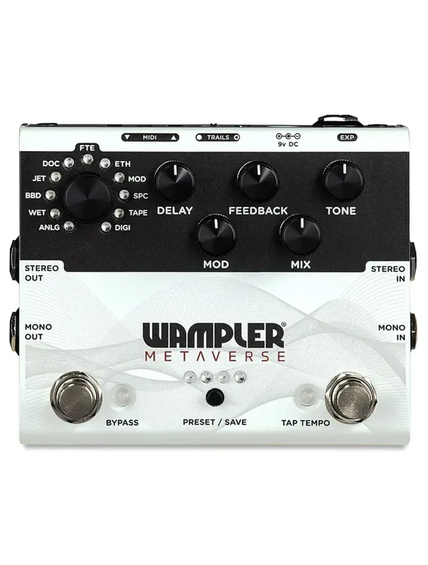 Wampler Metaverse Multi-Algorithm Delay Pedal – Open Box