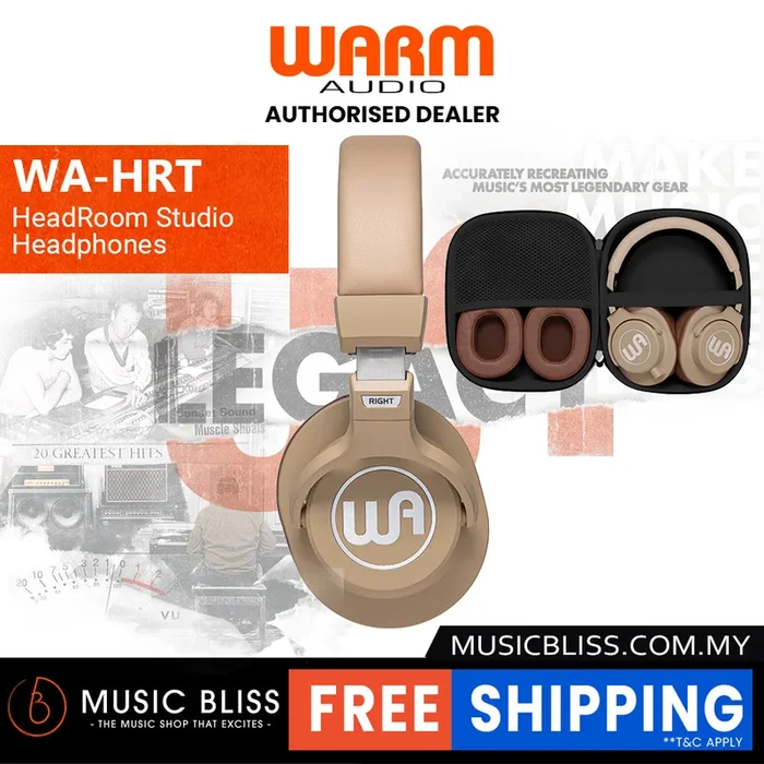 Warm Audio HeadRoom Studio Headphones – Tan